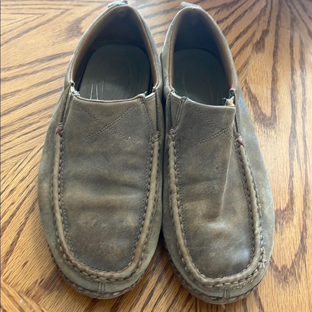 Men's Brown Slip-On Shoes Zero twisted X